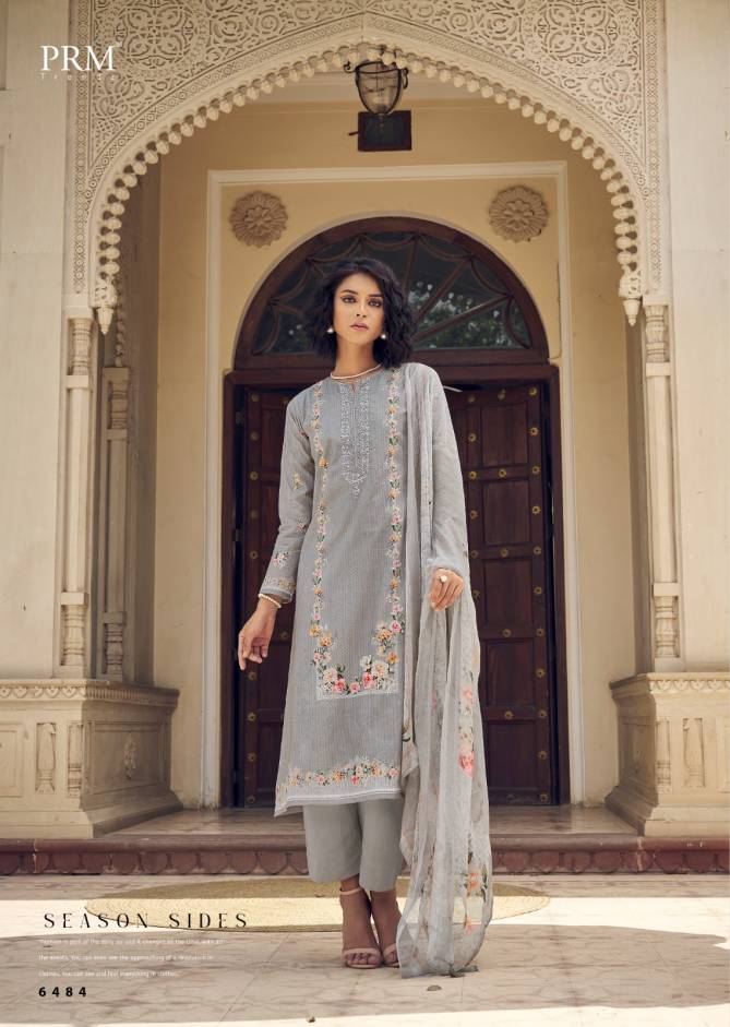 Spring Glory Printed Pure Lawn Cotton Dress Material Wholesale Market In Surat
